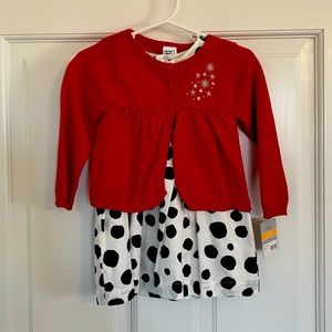 Carter’s 2-Piece Dress and Sweater Outfit